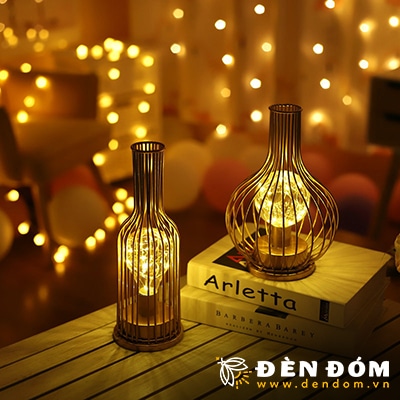Đèn LED để bàn trang trí hình chai rượu