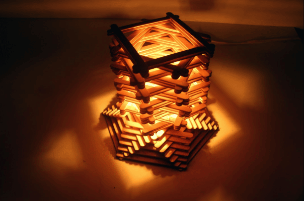 Đèn ngủ bằng gỗ đẹp