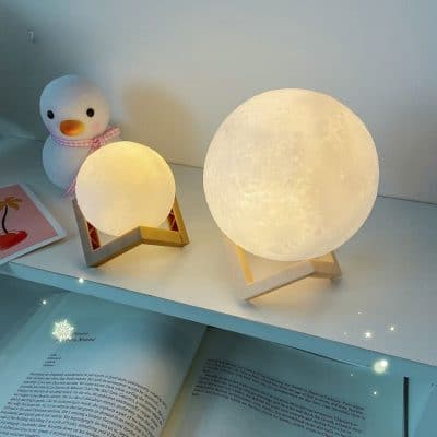 Đèn ngủ 3D LED hình mặt trăng
